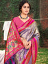 Deeva Sarees Purple Banarasi Silk Saree